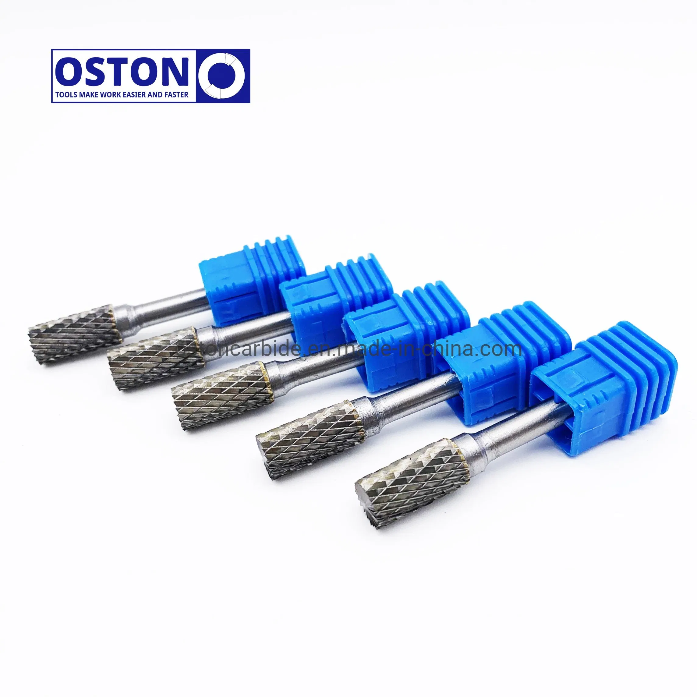 B Type Cylinder Shape with End Cut Carbide Burs B1020X06 Tungsten Carbide Pencil Grinder Bits