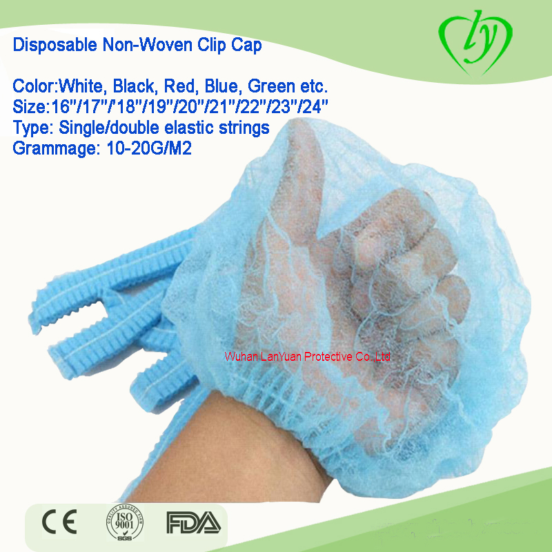 Nurse Hat Non Woven Elastic Disposable Head Cap