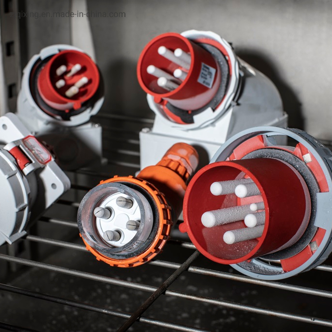 Штепсель промышленный CEE 32A 4P 400V (QX1425)