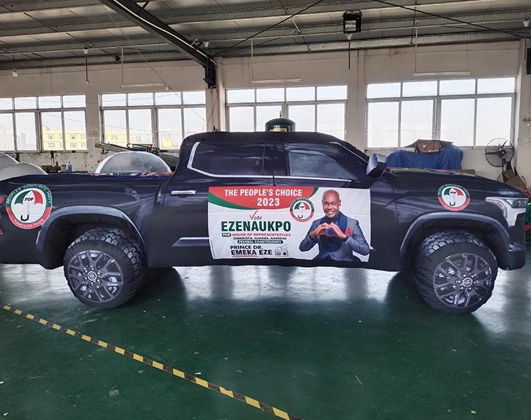 Boyi Inflatable Advertising Bike Motorbike Car Vehicle Model