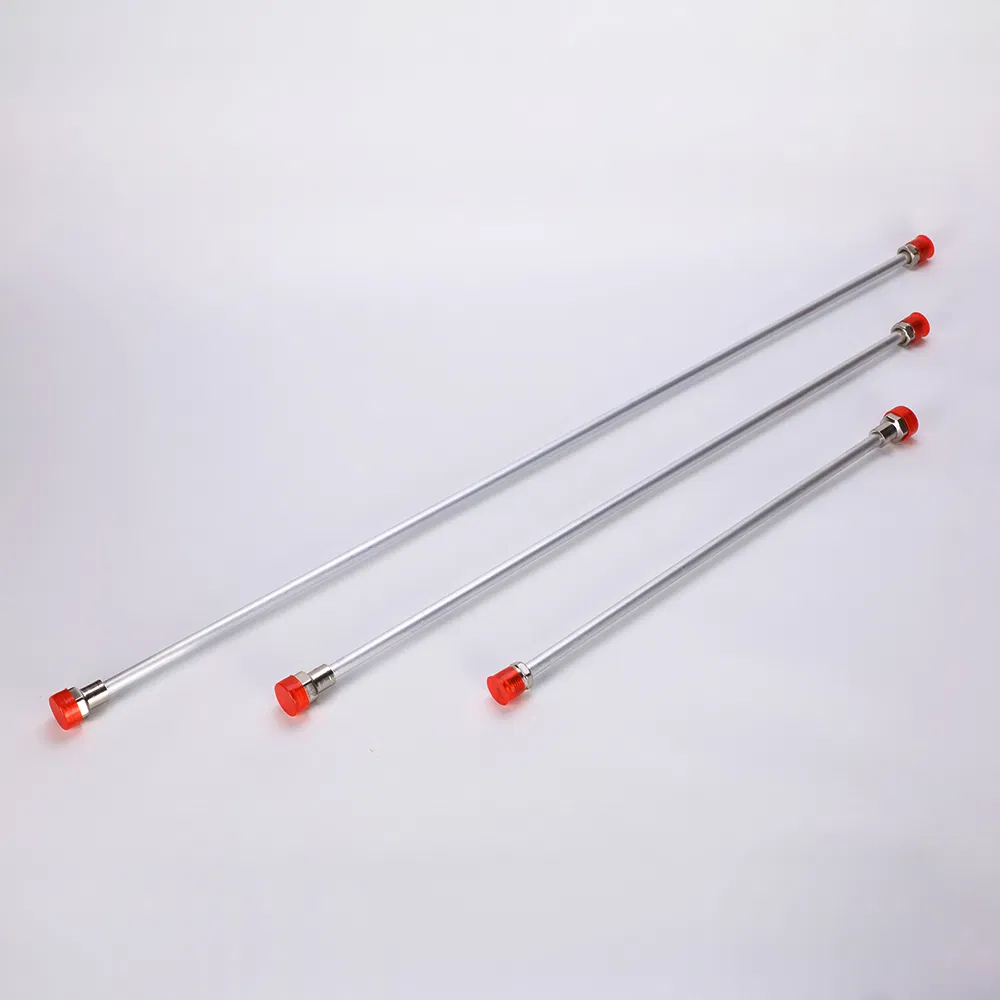Airless Paint Spray Gun Tip Extension Pole Rod Painting Aluminum Alloy Anti-Corrosion Airless Paint Sprayer Extension Silver Tone