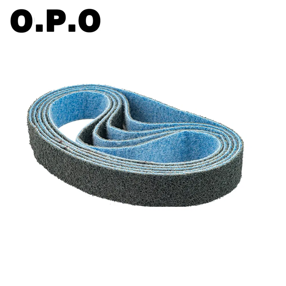 Hot Sale Non Woven Sanding Belt Nylon Abrasive Belt for Polishing Cloth Belt for Stainless Steel Polishing