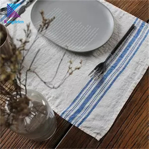 Elegant Fashion Home Textile Plain Linen Napkins Polyester Table Cloth with Factory Price