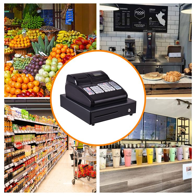 POS System Restaurant Order Terminal Electronic Cash Register with Customer Display ECR800