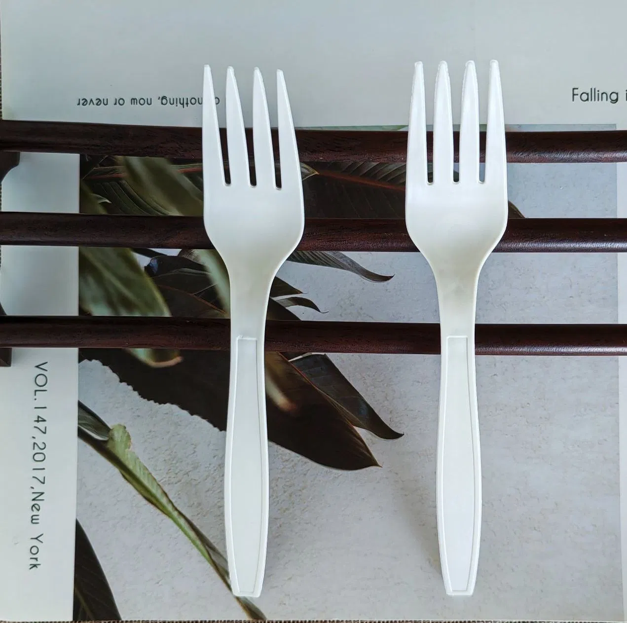 6'' High Quality Disposable Cornstarch Spoon Knife Fork Biodegradable Tableware Set