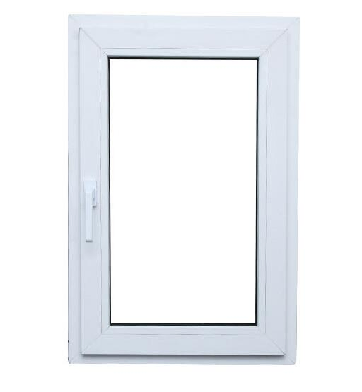Low Price White Color UPVC Vinyl Casement Glass Window Hinged Window