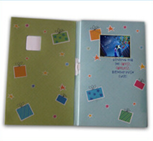 LCD Video Card Brochure for Brand Promotion, Advertising, Greetng Card