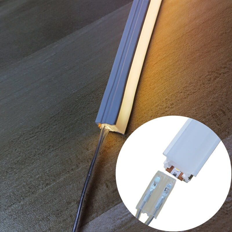 Водонепроницаемая неоновая LED лента 12В для автодома