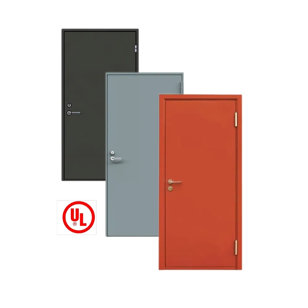 UL Listed Hollow Hospital Fire Rated Door Steel Metal 20-180min Fire Door