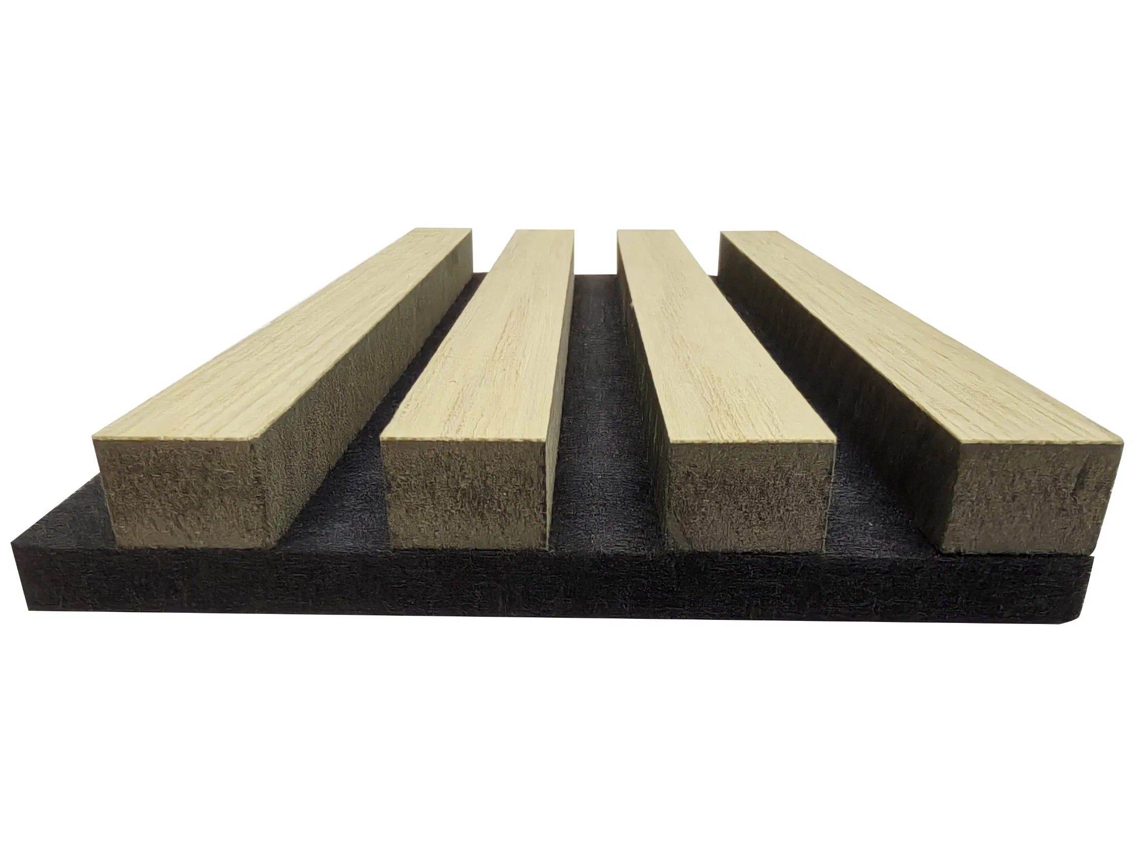 Technological Wooded Veneer MDF Slat Acoustic Panels