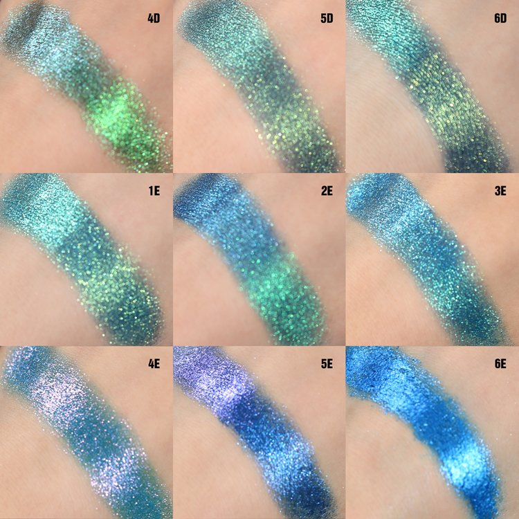 Make Your Own Brand Pressed Powder Multi-Chrome Diamond Shiny Highlighter Eyeshadow