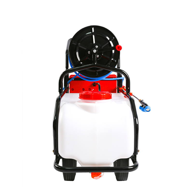 Rainmaker 60 Liter Garden Portable Irrigation Cart Battery Trolley Sprayer with Wheels