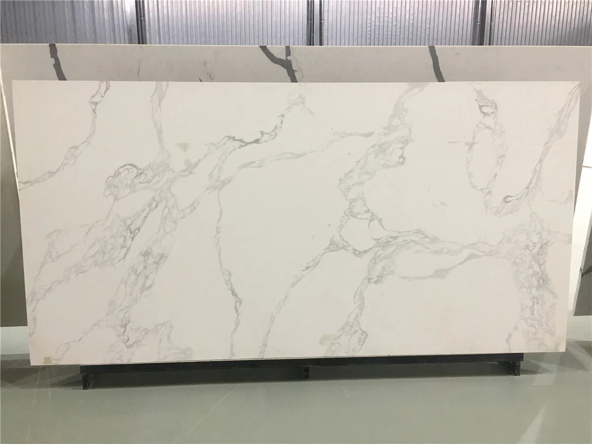 Calacatta White Quartz Stone Building Material Modern Furniture