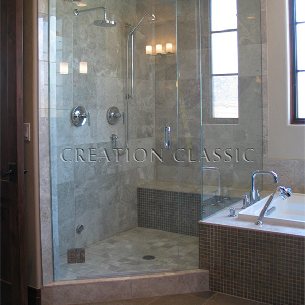 Clear Acid Etched Glass & Non-Finger Glassfor Bathroom & Chat Room Glass