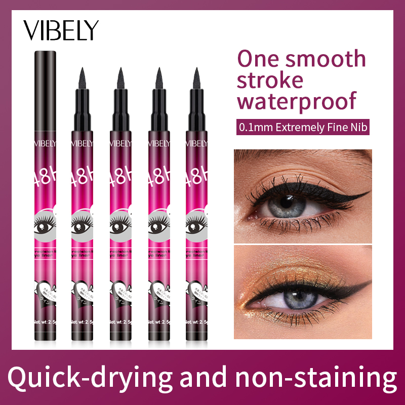 Wholesale Eye Makeup 36 Hours Long Lasting Non-Smudge Waterproof Black Eyeliner Set