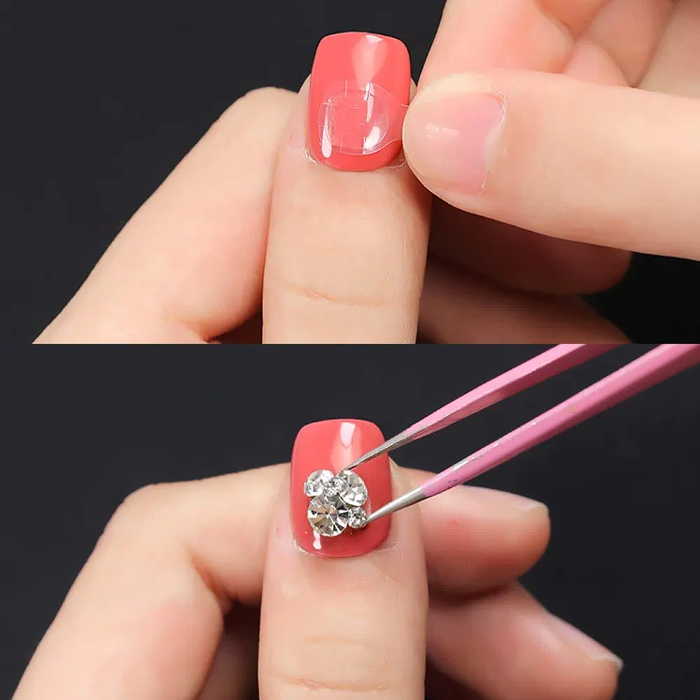 240 PCS / Lot Double-Side Adhesive Tips Transparent Tapes Glue Sticker Waterproof False Nail Art Extension Stick Tools
