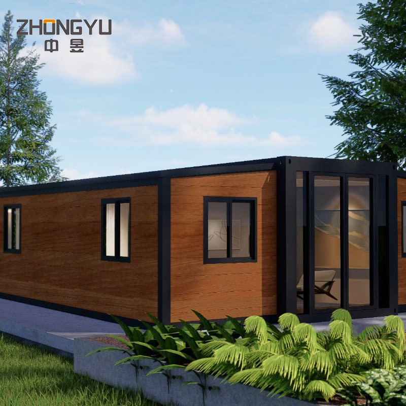 Expandable Prefab Villa House Modular Homes Prefab House China ISO Certified Eco Friendly Moisture Proof for Australia Agents Wanted
