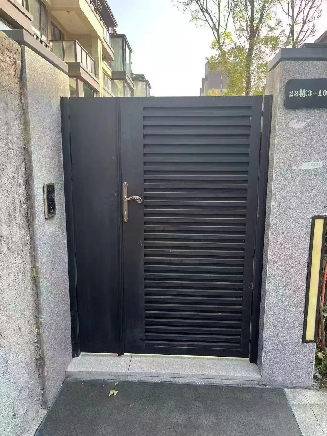 Metal Window Stylish Aluminum Art Door with Customizable Designs for Sale