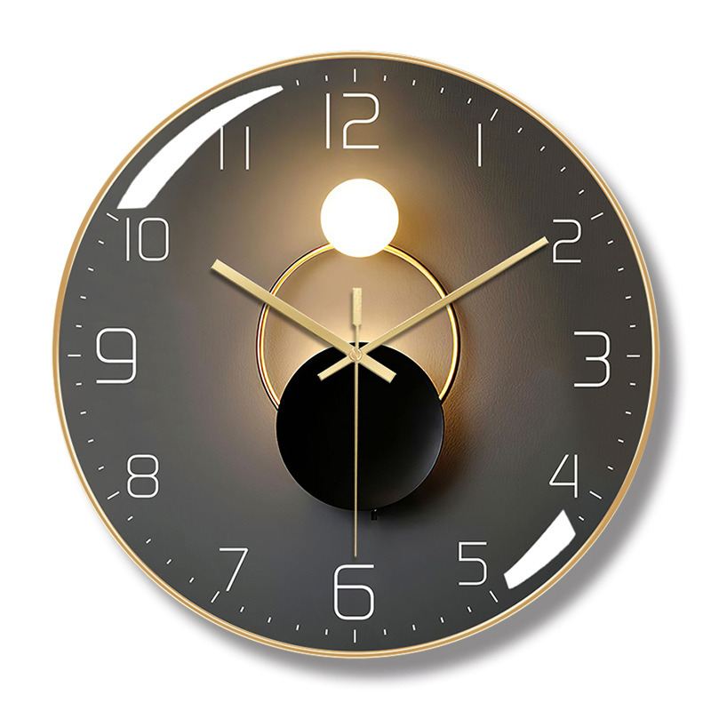 Stylish 12-Inch Plastic Wall Clock for Promotional Gifts