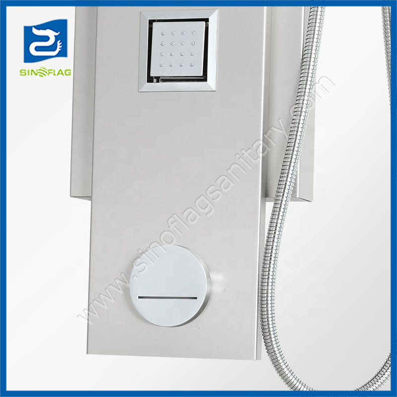 Easy Install Waterfall Shower Faucet Stainless Steel Bath Shower Panels