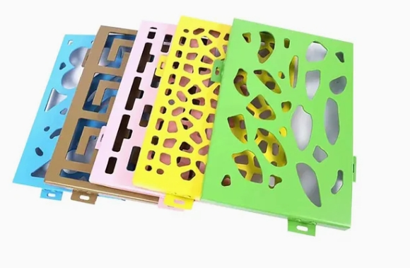 Fluorocarbon Coating Metal Facade Decorative Panel Cladding Aluminum Plate