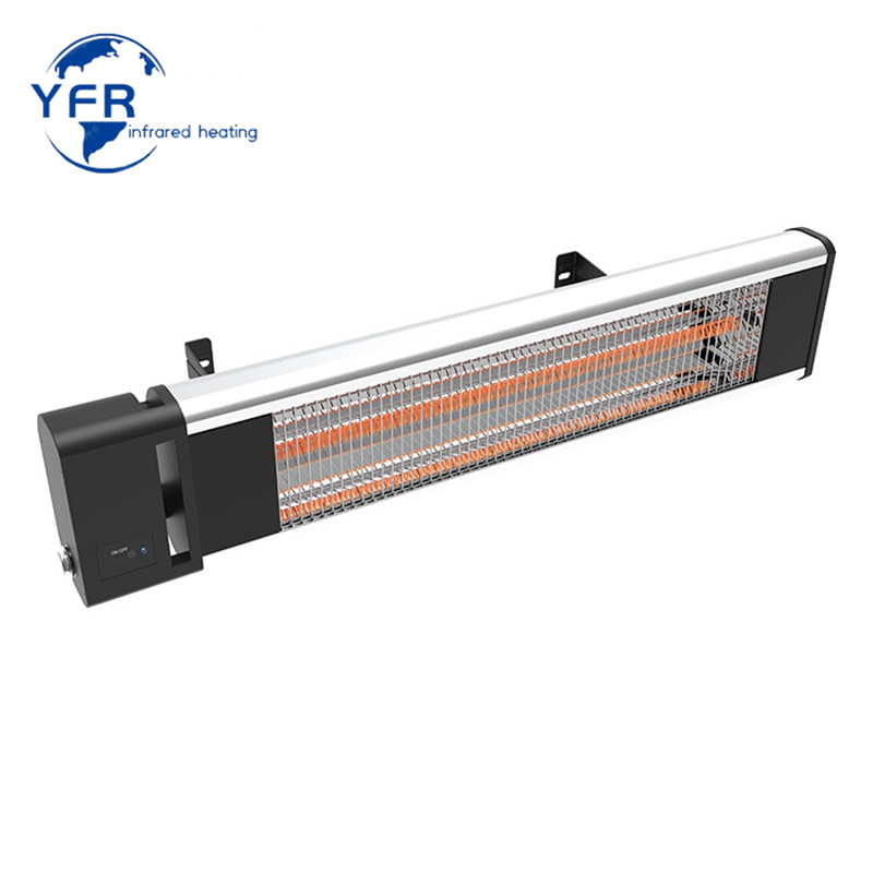 Wall Mount Electric Infrared Patio Heater Radiant Heater with Remote Control for Outdoor