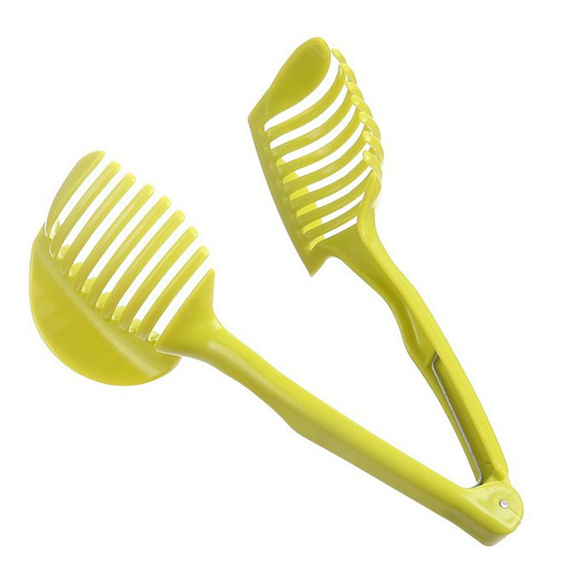 Fruit Lemon Slicer Plastic ABS Fruit Splitter with Handle Tomato Slicer Household Fruit Cutter Tool