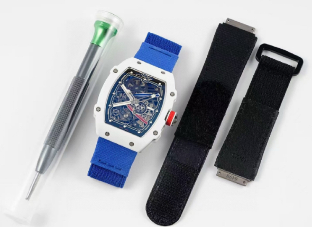 Super Clone Men's Luxury Hollow out Watch RM67-02 Trendy Thin Waterproof Business Watch