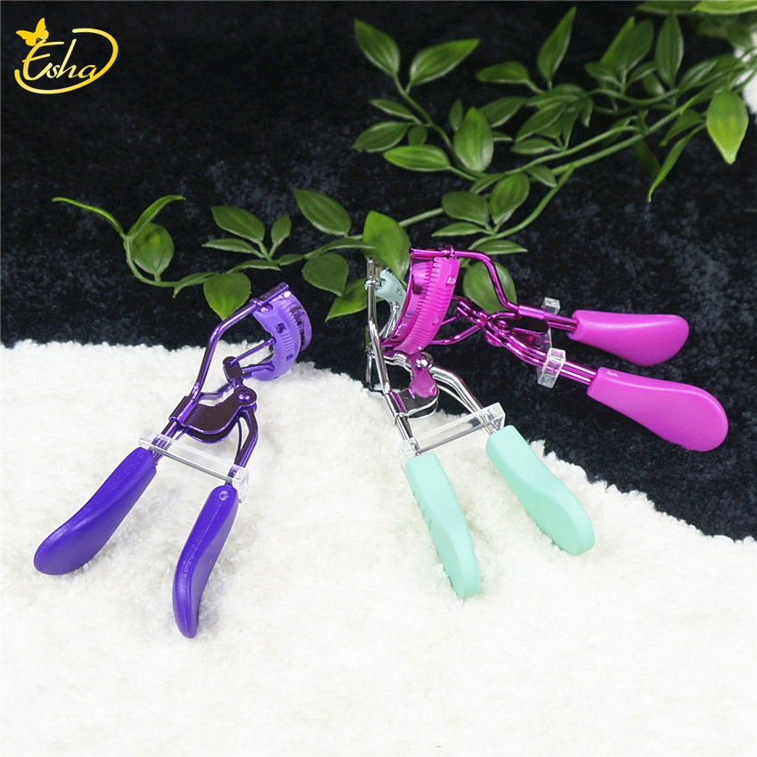 Factory Price Beauty False Eyelashes Tool Stainless Steel Makeup Lashes Eyelash Curler with Brush