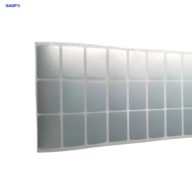 Equipment Asset Sticker Sliver Glossy Pet Label