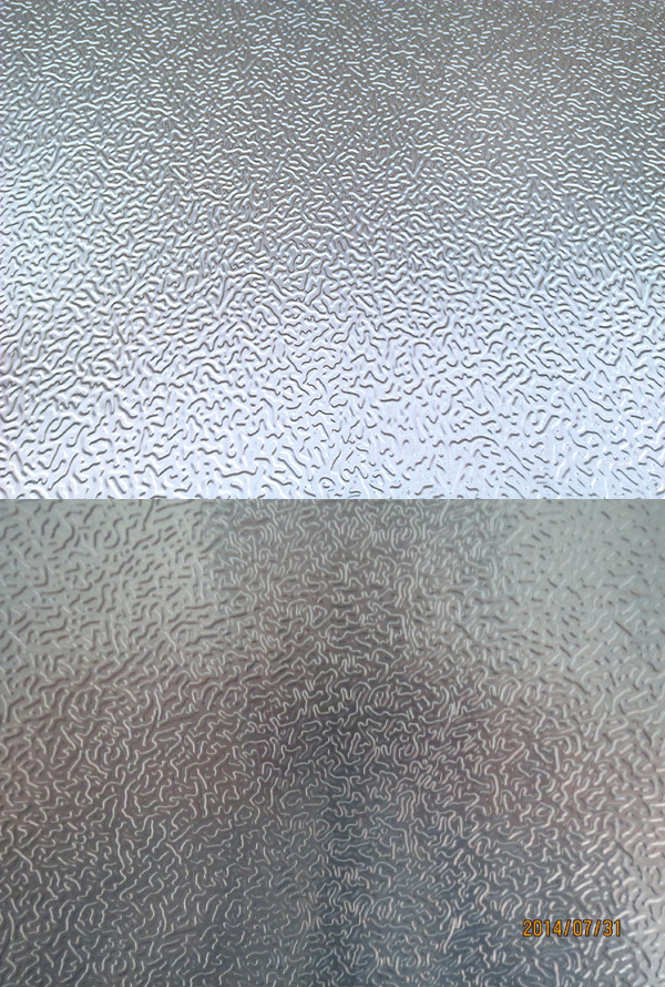 Stucco Pattern Aluminum Embossed Sheets for Chest Freezer