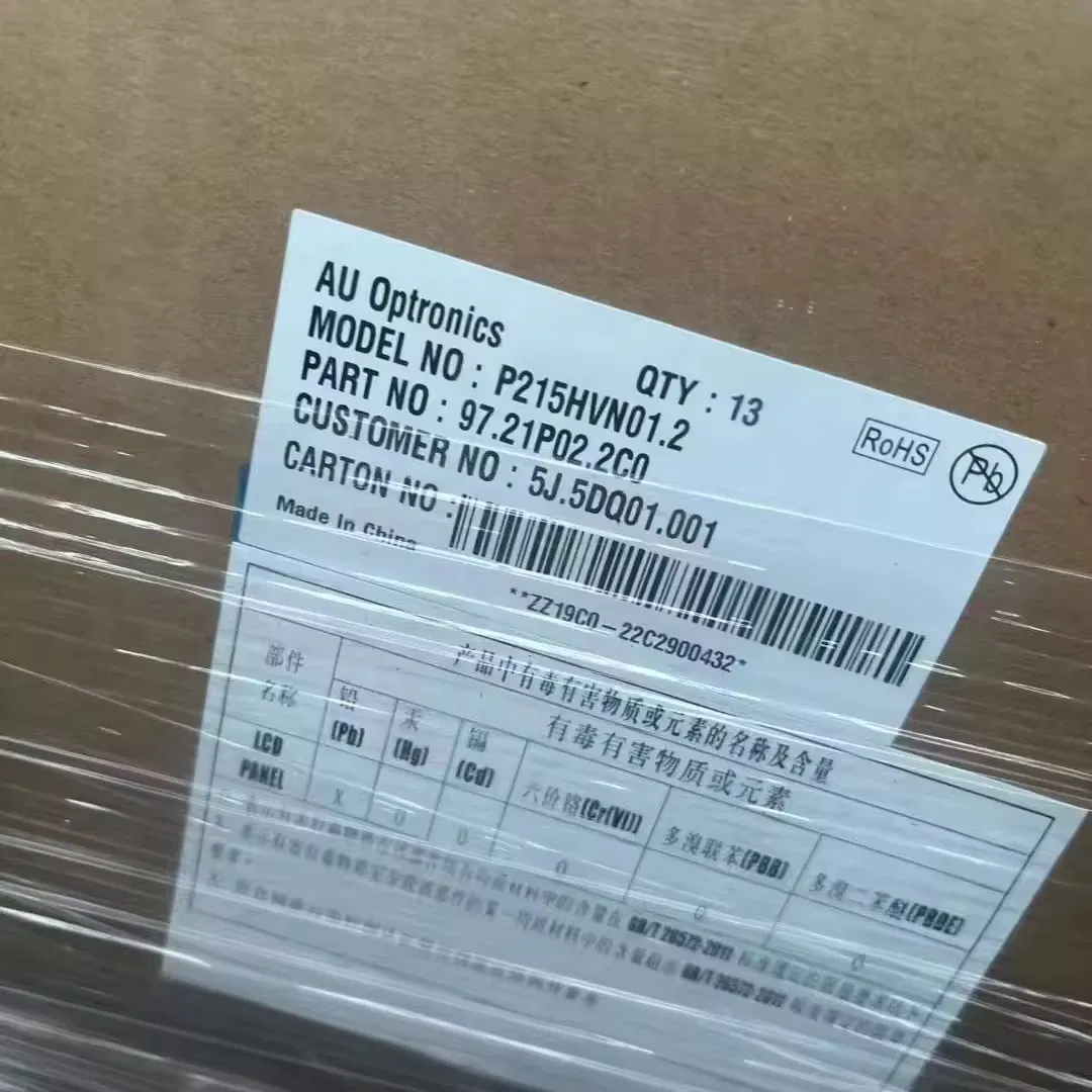 21.5 Inch 1920 (RGB) ×1080, FHD P215hvn01.2 LCD Display Screen for Digital Signage