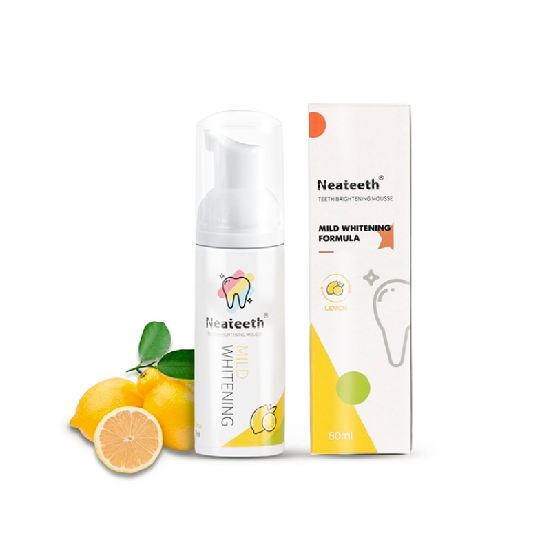 Hot Selling Professional Whitening Teeth Mousse Oral Cleaning Private Label Kids Children Foam Toothpaste