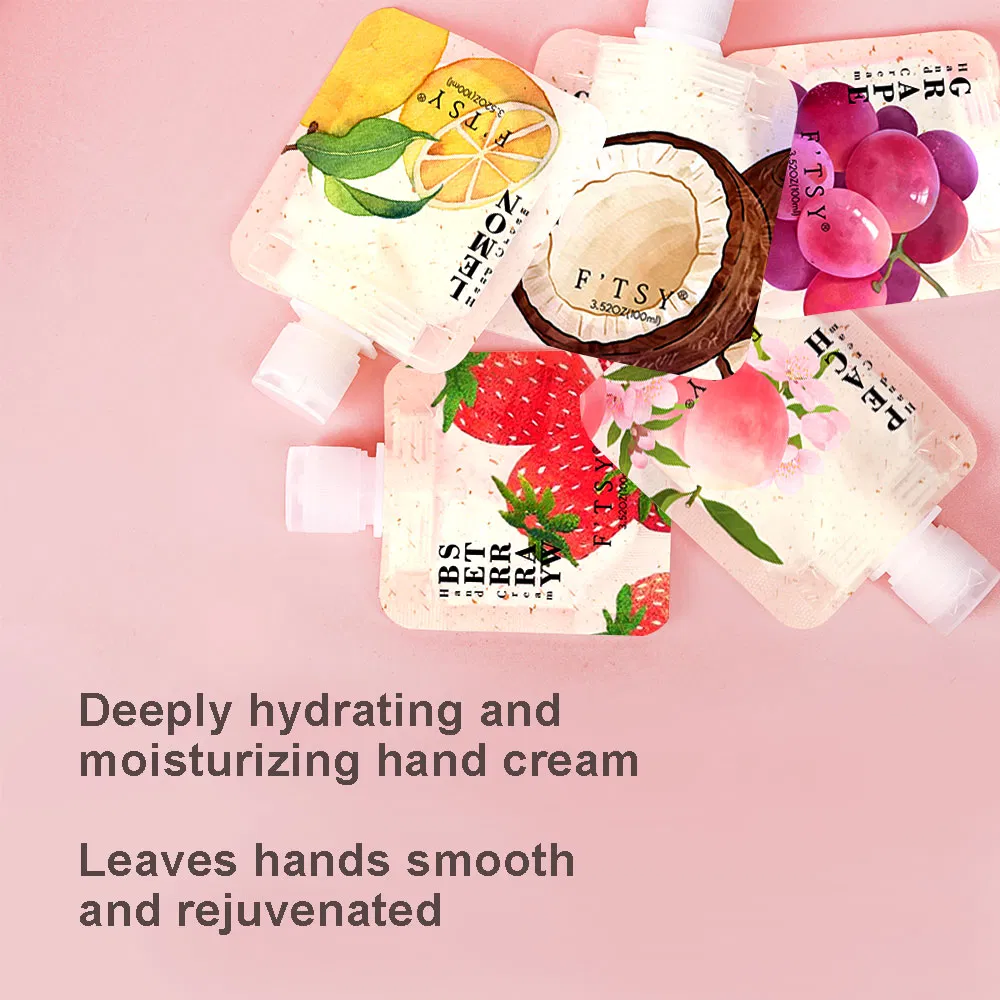 Private Label Fruit Whitening Hand Cream Non-Greasy Whitening Nourishing Hand Cream for All Skin
