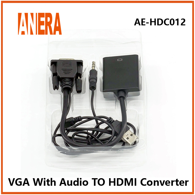 Конвертер VGA-HDMI с аудио Anera
