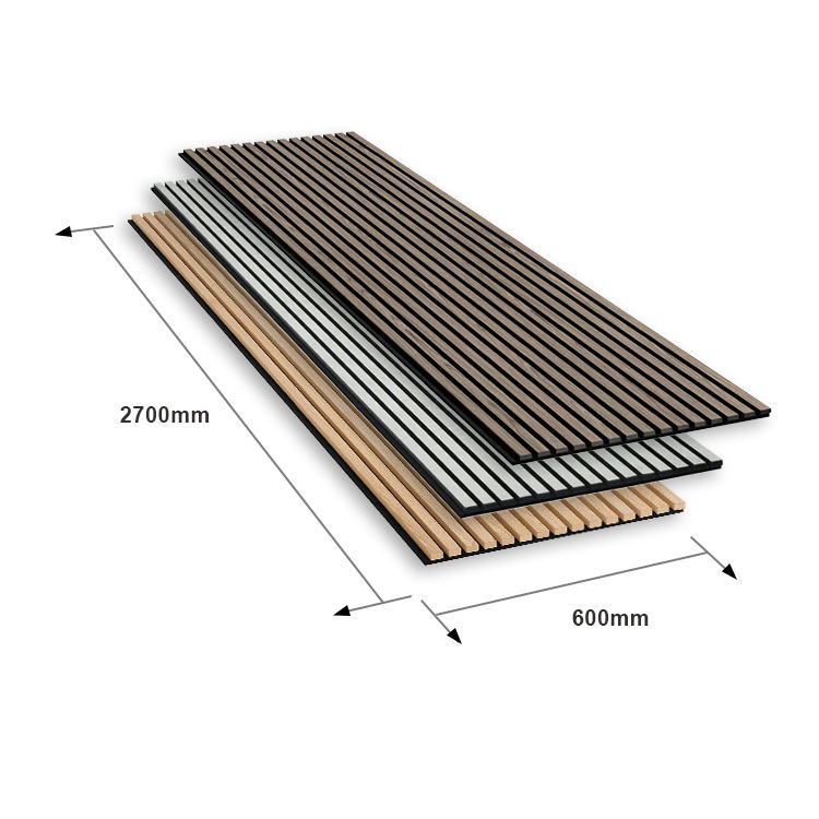 Modern Acoustic Anti Sound Absorption Proofing Wooden Design Wood Slat