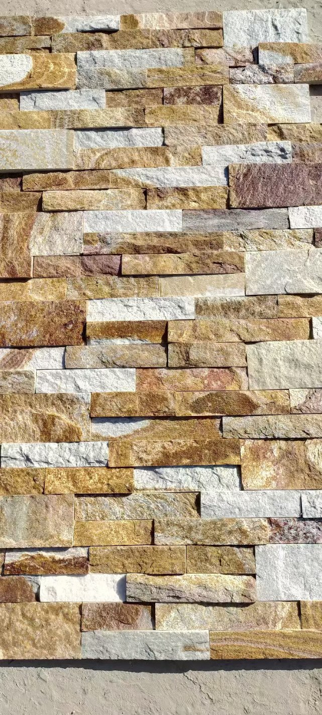 Colorful Slate and Quartize Stone Wall Veneer Culture Stone for Wall