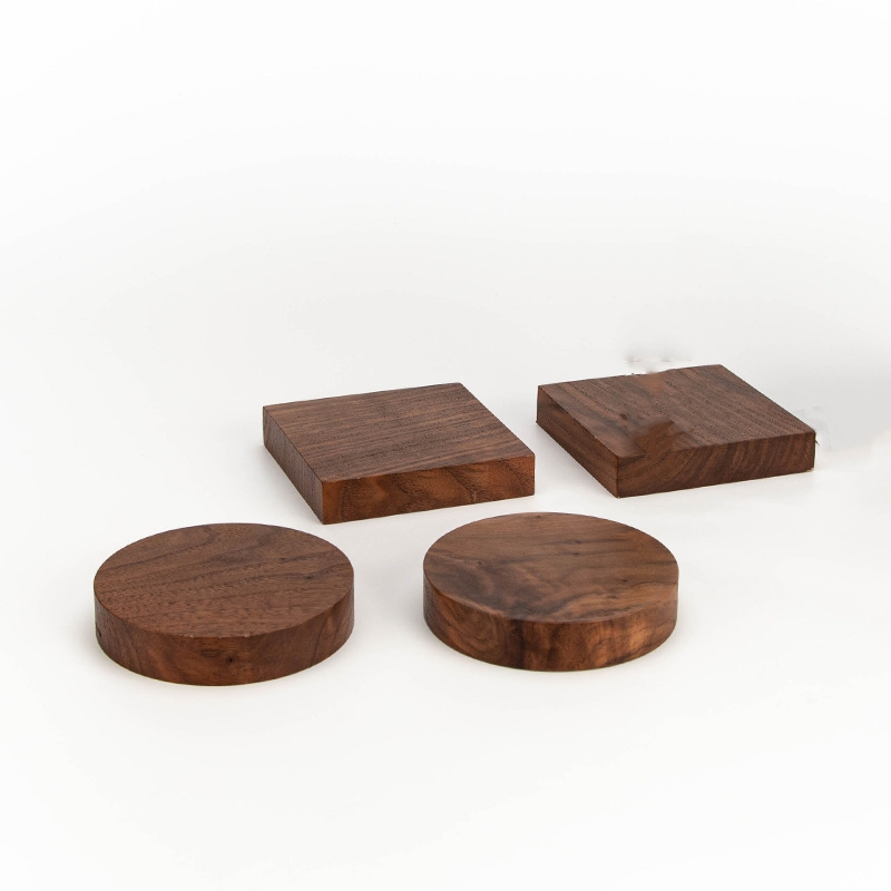 Walnut Frame with Perforated Wooden Base Cushion Mat