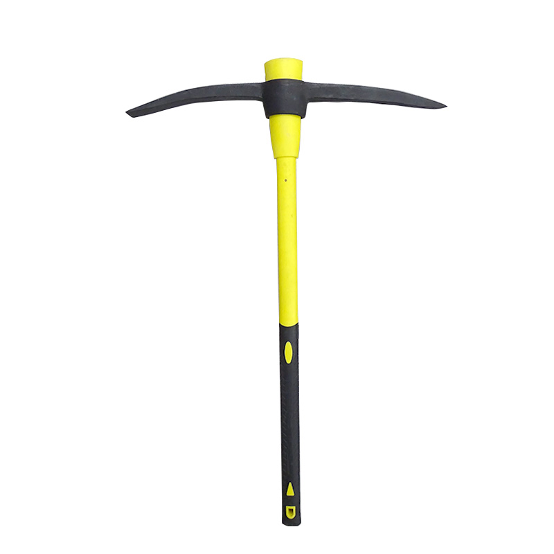 Factory Wholesale South America Africa Market Garden Pickaxe with Fiberglass Handle