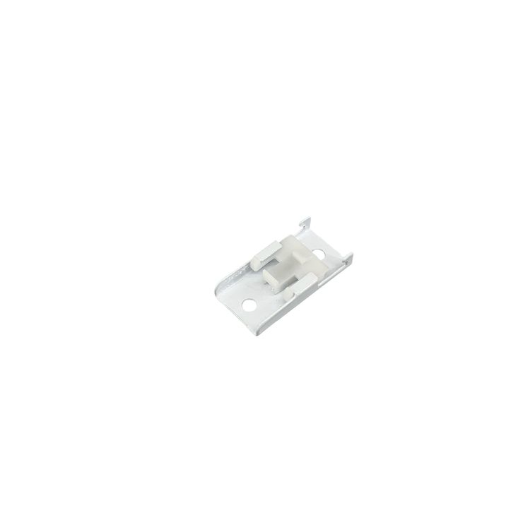 Top Quality Single 17 mm Track Curtain Profile Plating White Mounting Metal Steel Wall Bracket