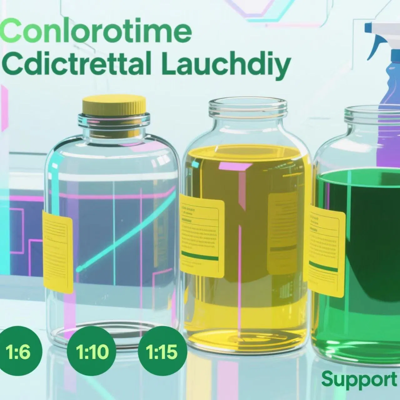 Concentrated Laundry Detergent Premium Concentrated Laundry Liquid Stain Remover 1: 15