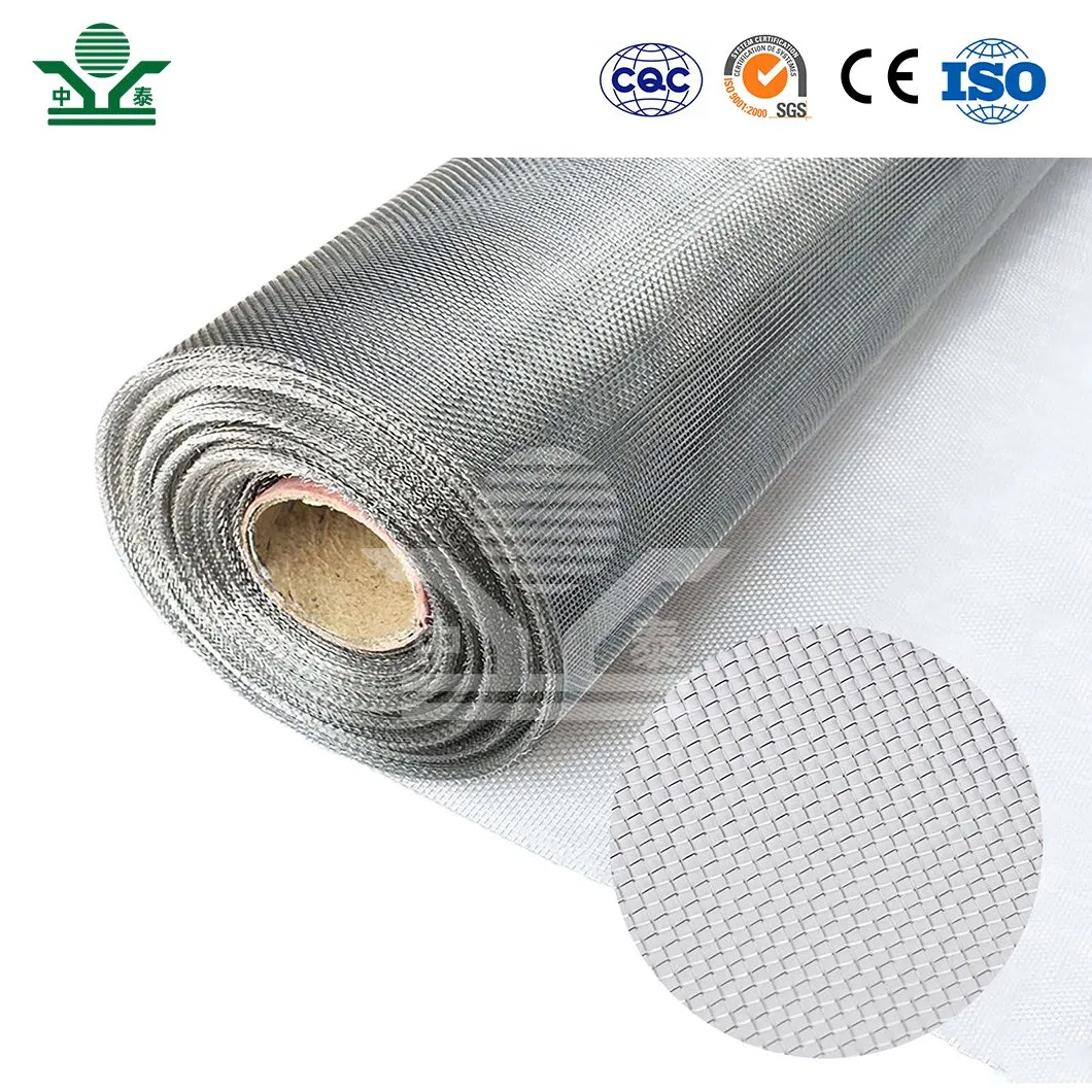Zhongtai Fine Mesh Window Screen China Wholesalers Stainless Steel Lightweight Wire Mesh 30m or Customized Insect Screen
