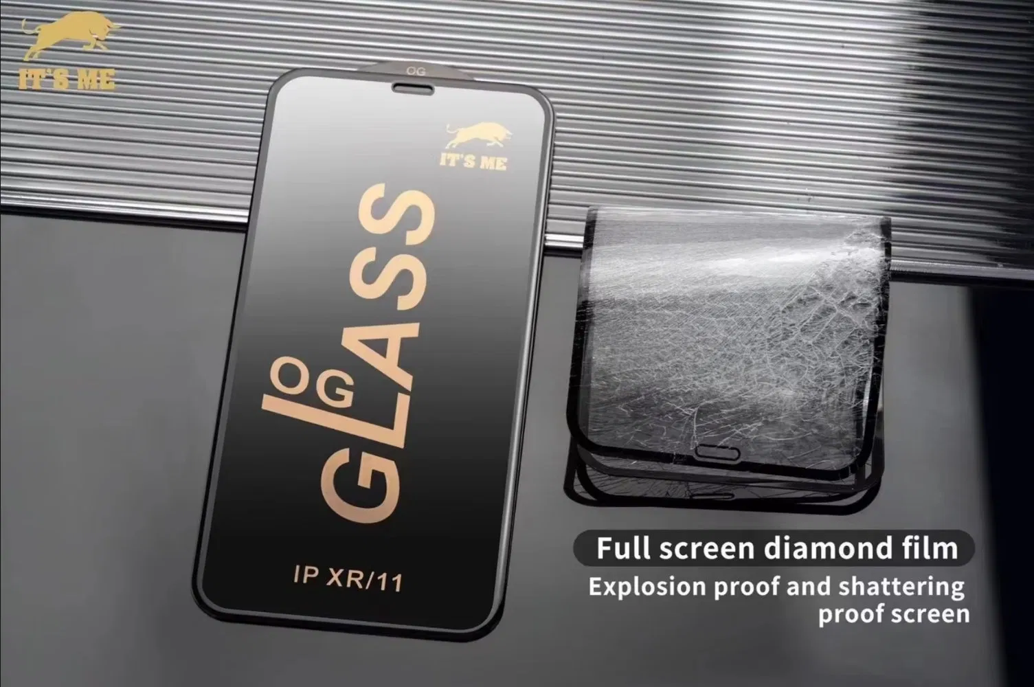 Og Tempered Glass It's Me Screen Protector Anti-Static Full Glue Tempered Glass for Xiaomi for Samsung