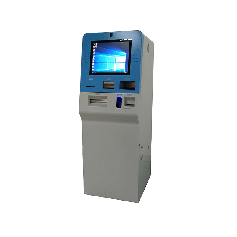 Self Service Banknote Exchange Payment Machine Floor Standing Passport Scanner Currency Exchange Machine ATM Machine