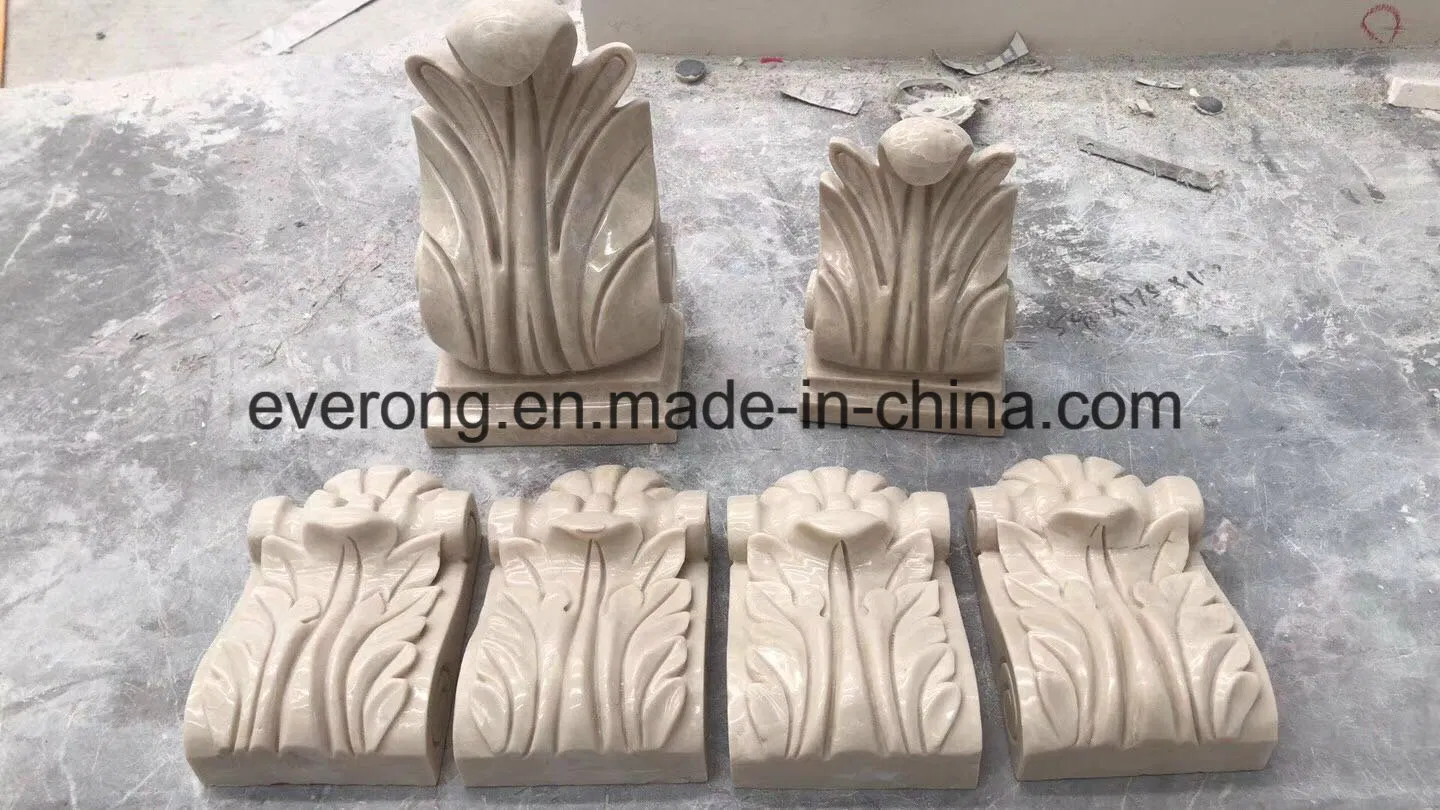Construction Material, Natural Marble Roman Column Base for Villa Decoration