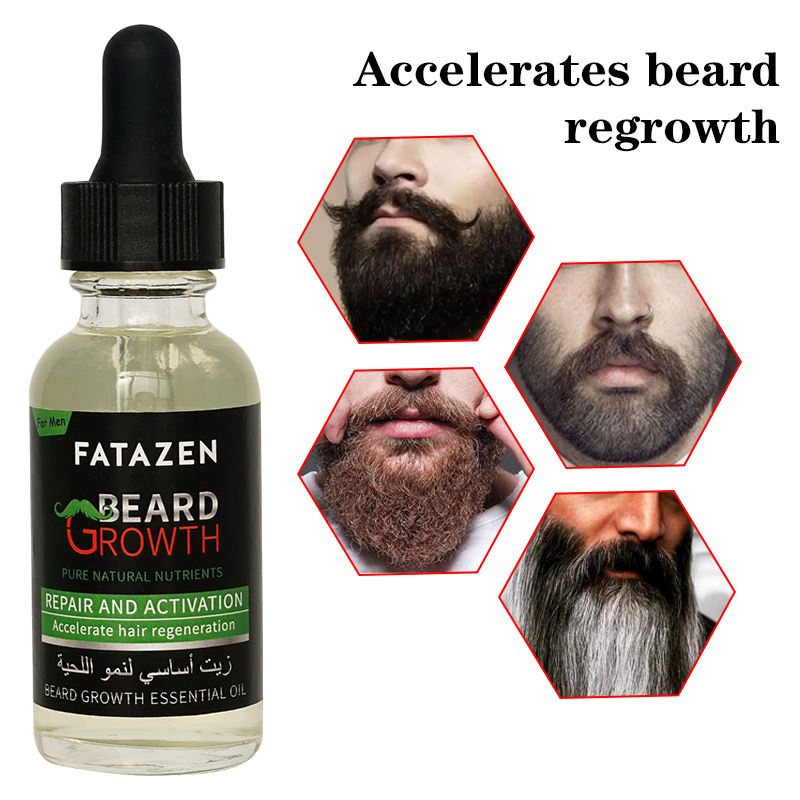 Private Label Natural Organic Beard Growth Oil for Men Care Growth Beard Oil for Hair Growth Promote Mens Beard Oil
