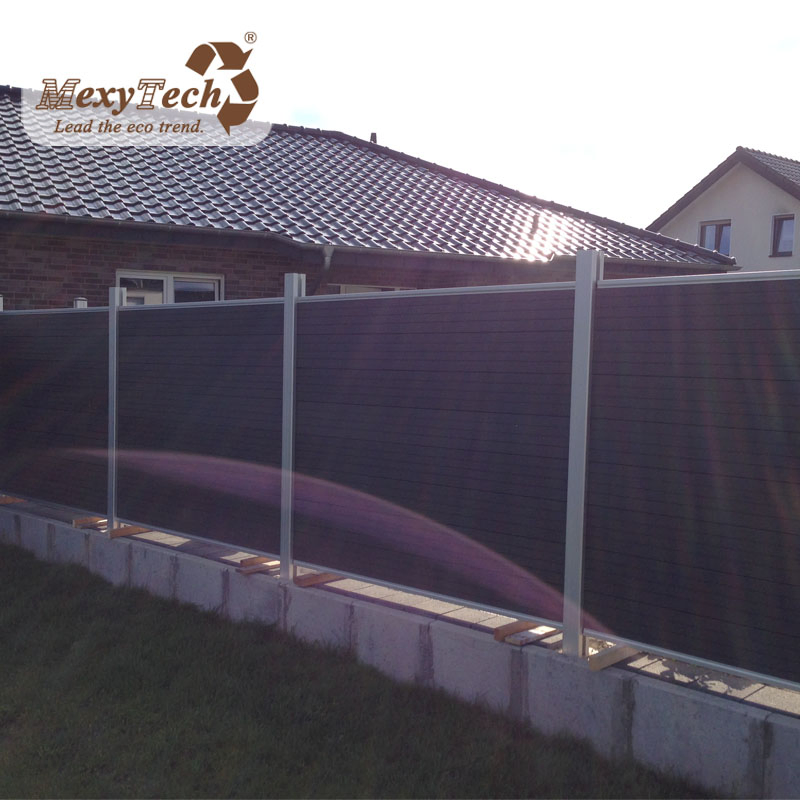 Model Style 9 Grade Wind Resistant Eco Outdoor Privacy Fence for Garden