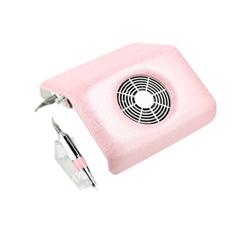 Strong Electric Desk Acrylic Gel Nail Dust Filter Vacuum Extractor Collector for Manicure Salon Table