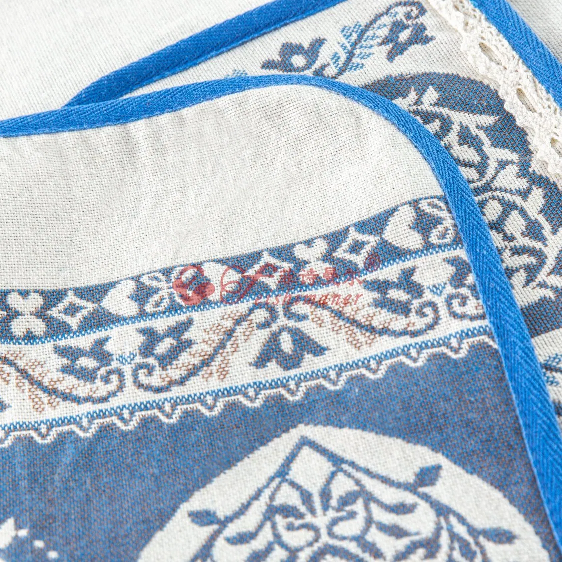 Thickened Cotton Hemp Washed Coffee Barber Shop Apron Kitchen Gardening Working Apron