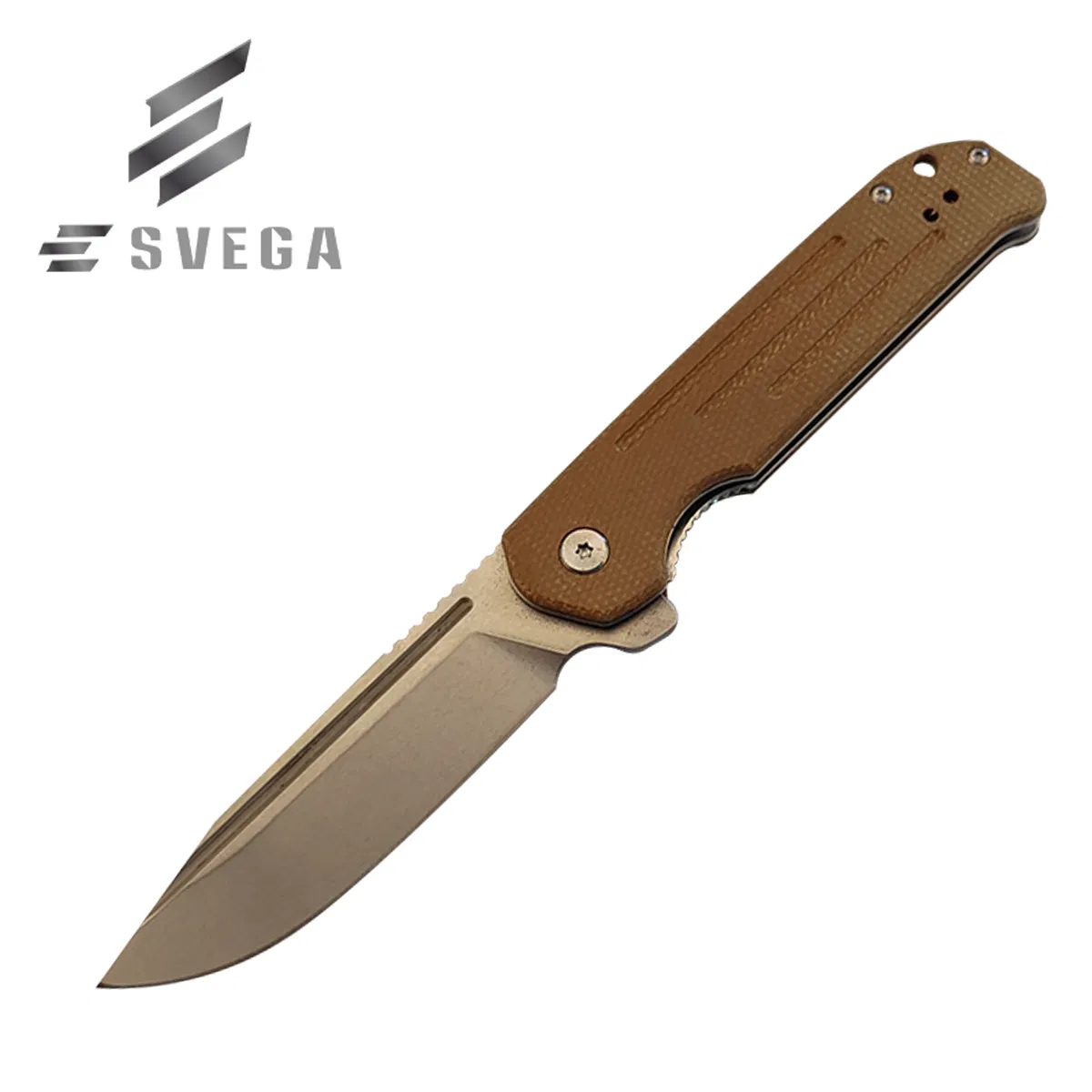 Axis Lock Folding Knife Micarta Handle